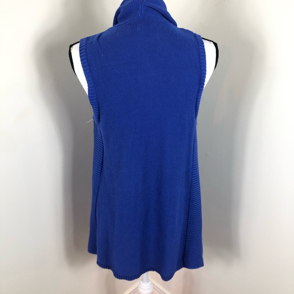 Lilly Pulitzer Tassel Fringe Blue Vest XS - Picture 5 of 6